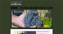 Desktop Screenshot of deepcreekcellars.com
